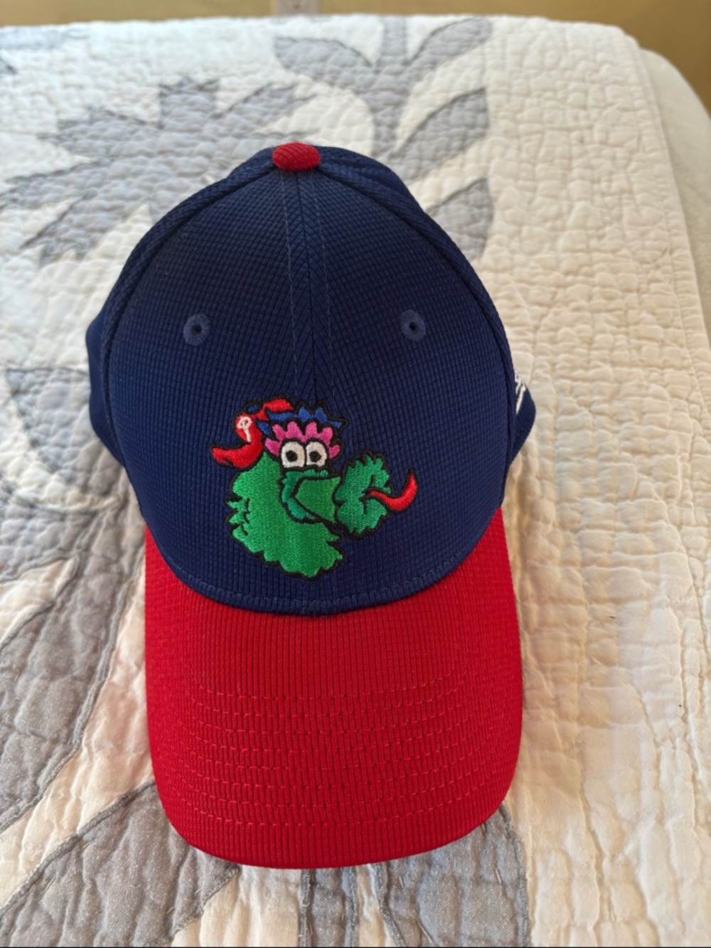New Era Navy and Red Baseball Cap, Phil-lie Phanatic